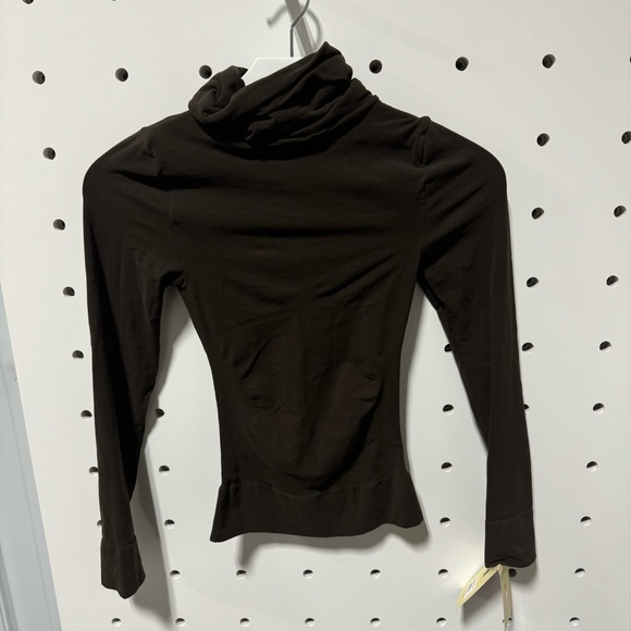 Women's Black Turtleneck Top - Picture 2 of 4